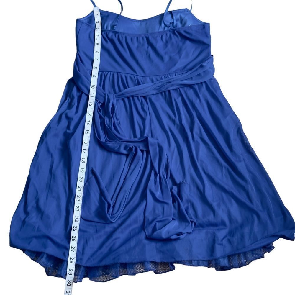 Ruby Rox Royal Blue Mesh-Like Spaghetti Strap Dre… - image 11
